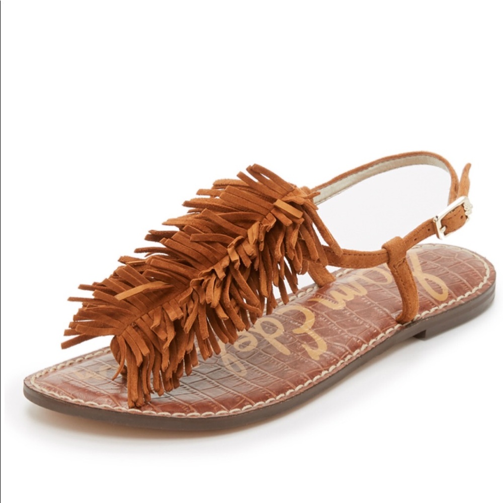Sam Edelman Gela fringe flat sandals 9